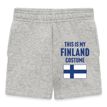 C’est mon costume de Finlande - Short Bébé - gris chiné - Devant