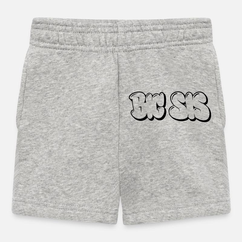Grande Sœur - Short Bébé - gris chiné