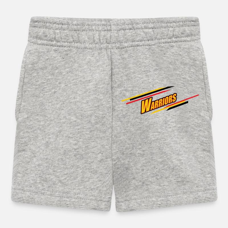 Lebendiges Krieger-Emblem - Baby Shorts - Grau meliert