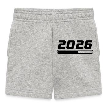 2026 Loading - Baby Shorts - heather grey - Front