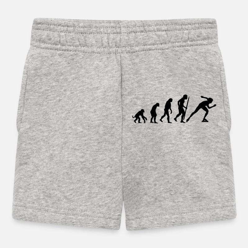 Änderungen im Einklang Eisschnelllauf - Baby Shorts - Grau meliert