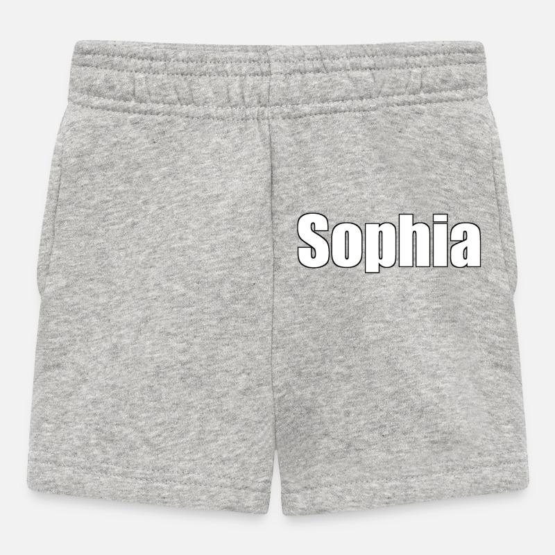 Sophia - (Nom du peuple) - Short Bébé - gris chiné