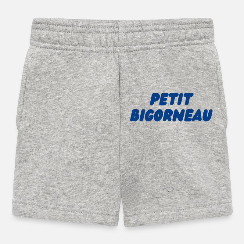 Petit Bigorneau - Short Bébé - gris chiné