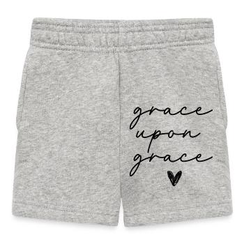grâce sur grâce - Short Bébé - gris chiné - Devant