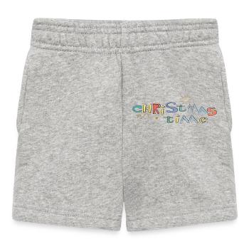 Période de Noël - Short Bébé - gris chiné - Devant