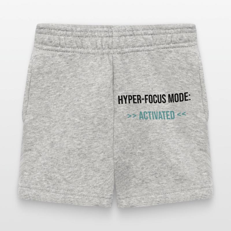 Hyper-Focus Mode: Activated - Statement Baby Shorts