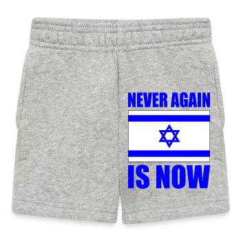 Never again is now - Short Bébé - gris chiné - Devant