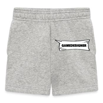 Cadeau pour les concepteurs de jeux - Short Bébé - gris chiné - Devant