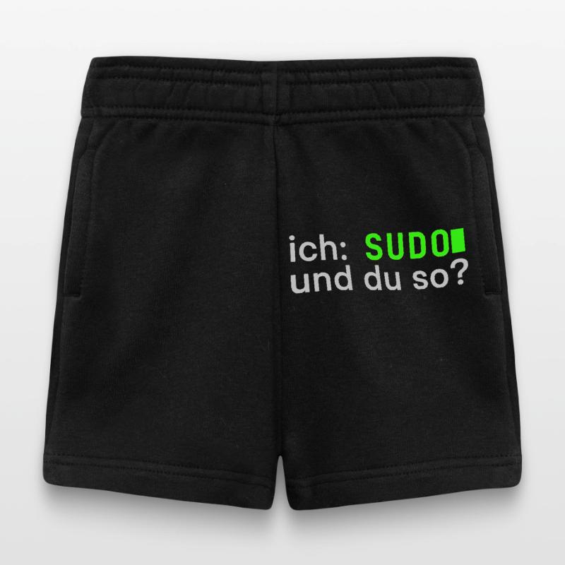 ich: SUDO und du so? Linux Spruch - Programmierer Baby Shorts
