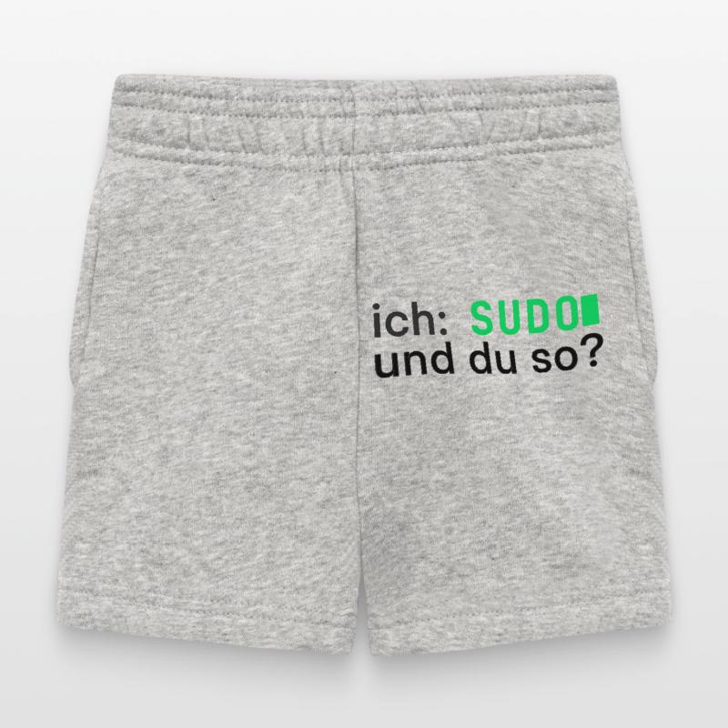 ich: SUDO und du so? Linux Programmierer - dunkel Baby Shorts