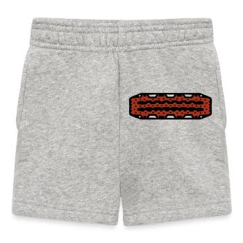 Offroad Sandblech 4x4 Matsch - Baby Shorts - Grau meliert - Vorne