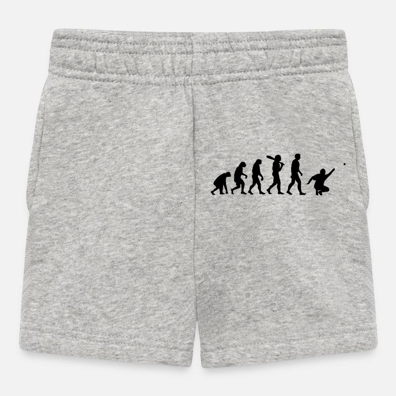 Evolution Petanque - Baby Shorts - Grau meliert