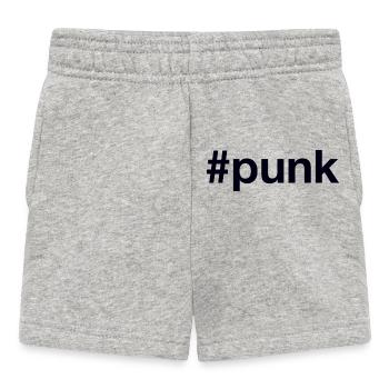 Punk Hashtag - Baby Shorts - heather grey - Front