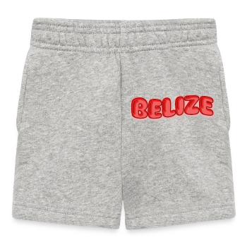 Geschenk für Belize - Baby Shorts - Grau meliert - Vorne