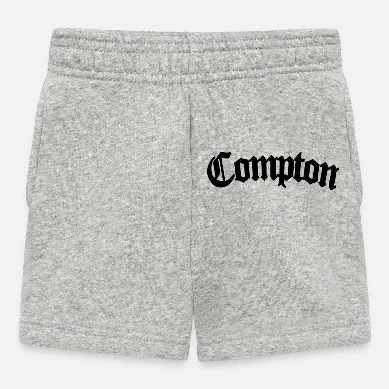 compton - Baby Shorts - Grau meliert