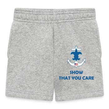 Seepfadfindergesetz Gelübde - Baby Shorts - Grau meliert - Vorne