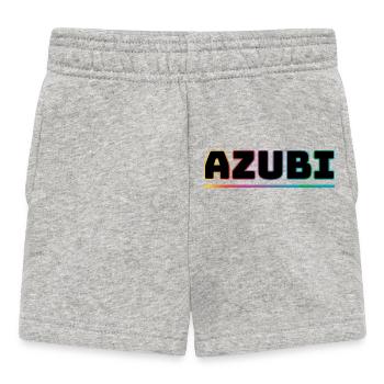 Design Azubi bunt - Baby Shorts - Grau meliert - Vorne