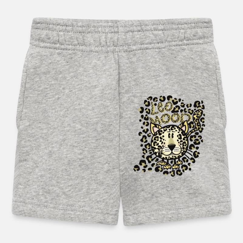 Humeur Lion - Short Bébé - gris chiné
