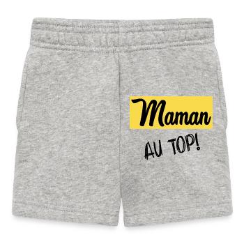 MUTTERTAG - Baby Shorts - Grau meliert - Vorne