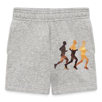 Cadeau parfait pour les athlètes d’endurance - Short Bébé - gris chiné - Devant