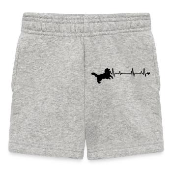 Chien - Short Bébé - gris chiné - Devant