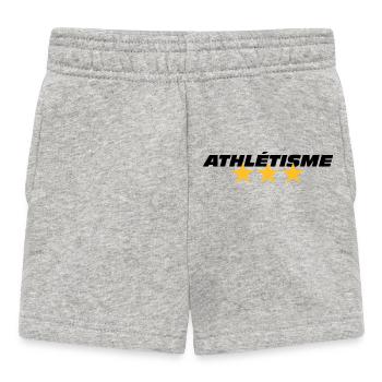 Athletics - Baby Shorts - heather grey - Front