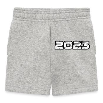 2023 - Baby Shorts - Grau meliert - Vorne