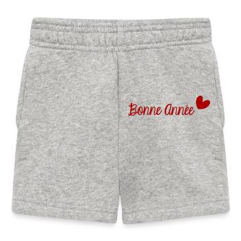 HAPPY NEW YEAR. NEW YEAR'S EVE. NEW YEAR - Baby Shorts - heather grey - Front