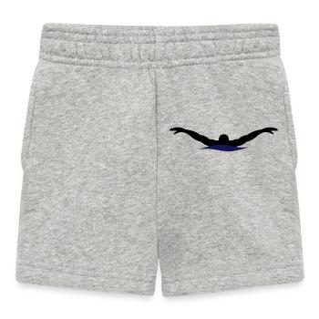 Schwimmen - Baby Shorts - Grau meliert - Vorne
