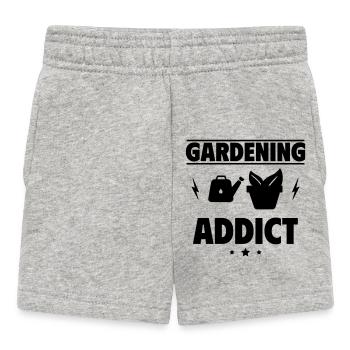 Garden-addicted - Baby Shorts - heather grey - Front