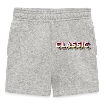 Retro Classic - Baby Shorts - heather grey - Front