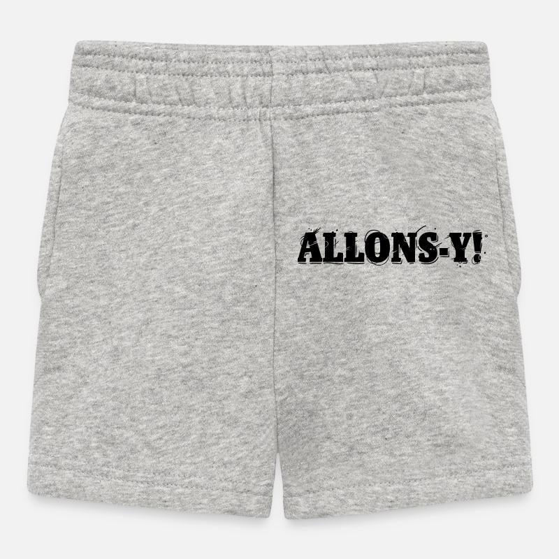 Allons-y! - Baby Shorts - Grau meliert