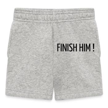 Quote / Gaming / Geek / Gamer / Computer / Game - Baby Shorts - heather grey - Front