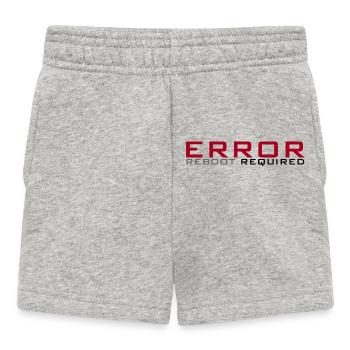 Fehler: Neustart erforderlich - Baby Shorts - Grau meliert - Vorne