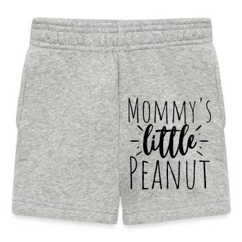 Mommys little peanut - Baby Shorts - Grau meliert - Vorne