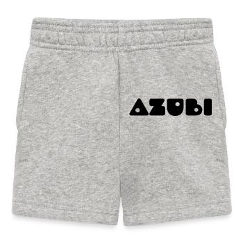 Azubi Tshirt 8 23 schwarz - Baby Shorts - Grau meliert - Vorne