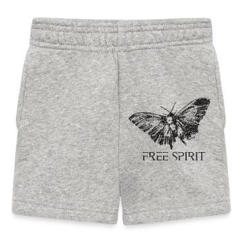 free - Baby Shorts - Grau meliert - Vorne