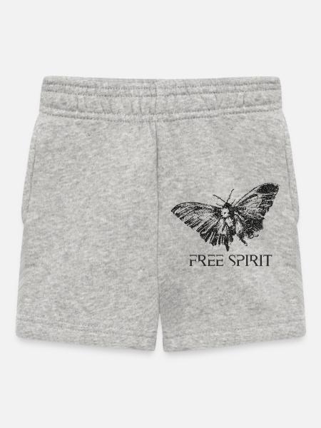 free - Baby Shorts - Grau meliert