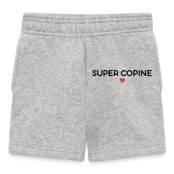 Great girlfriend - Baby Shorts - heather grey - Front