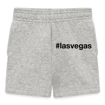 LAS VEGAS Hashtag Nevada USA - Baby Shorts - heather grey - Front
