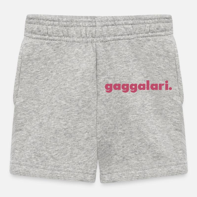 Gaggalari. - Short Bébé - gris chiné