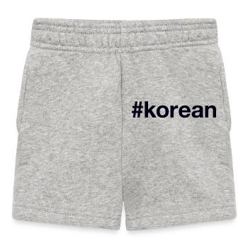 Korea Korean - Baby Shorts - heather grey - Front