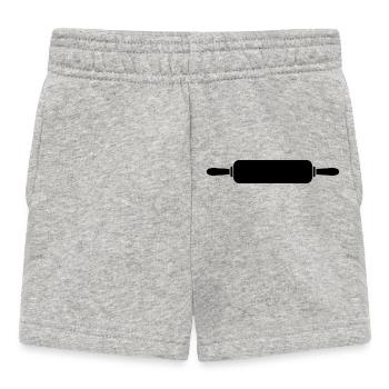 Nudelholz - Baby Shorts - Grau meliert - Vorne