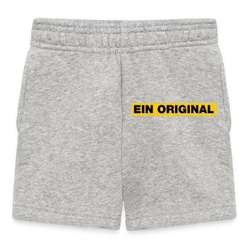 Ein Original - Baby Shorts - Grau meliert - Vorne