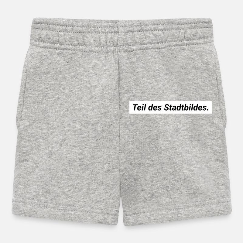 Déclaration sur le paysage urbain Merz Démocratie Diversité - Short Bébé - gris chiné