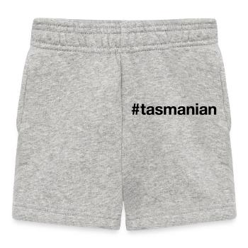 TASMANIA Australia Tasmanian Australien Hashtag - Baby Shorts - Grau meliert - Vorne