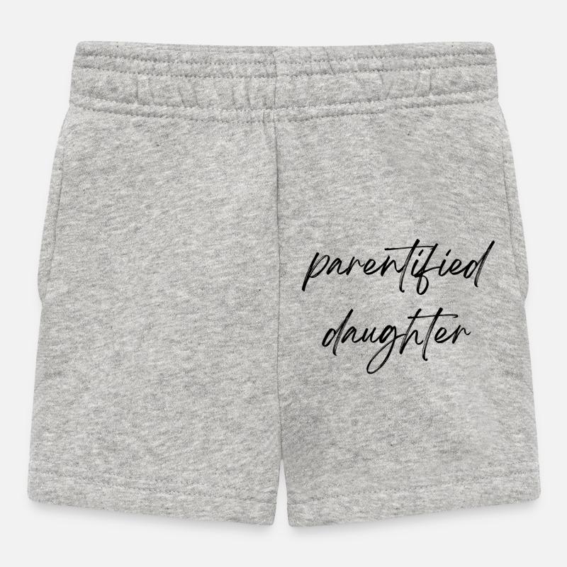 Fille parentifiée - Short Bébé - gris chiné