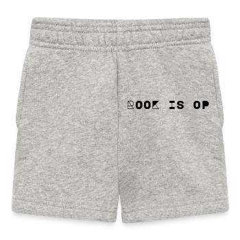 Smoke Is On – T-shirt humoristique politique flamand - Short Bébé - gris chiné - Devant