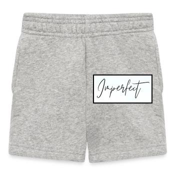 Perfectly Imperfect - Baby Shorts - heather grey - Front
