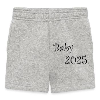 Baby 2025 - Baby Shorts - heather grey - Front